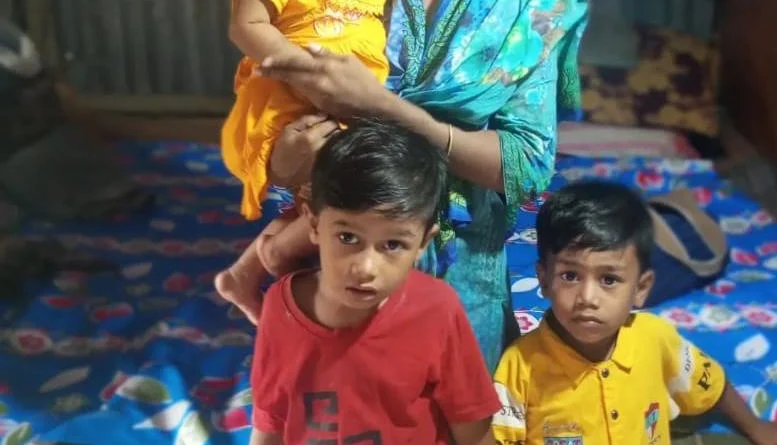 কর্মক্ষম স্বামীকে হারিয়ে ৩ সন্তান নিয়ে বিপাকে পরেছেন স্ত্রী আন্নি আকতার