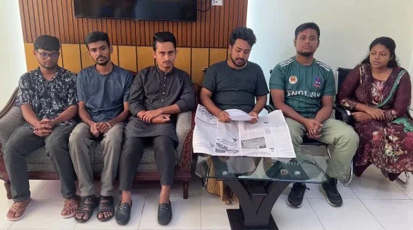 ডিবি অফিস থেকে প্রচারিত স্টেটমেন্টটি আমরা স্বেচ্ছায় দেইনি : ৬ সমন্বয়ক