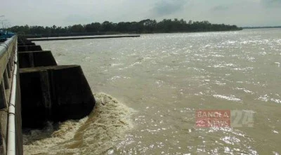 কয়েকদিনের বৃষ্টিতে চাঁদপুরে পদ্মা-মেঘনা নদীর পানি কিছুটা বেড়েছে