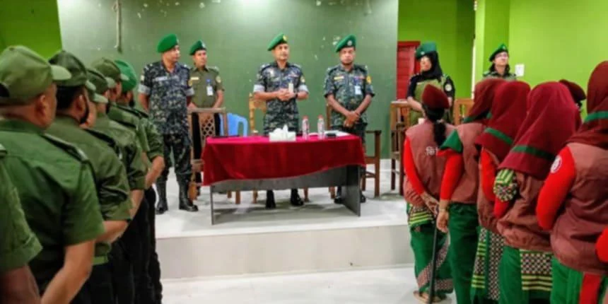 না.গঞ্জ সদরে শারদীয় দূর্গাপুজা উপলক্ষে আনসার ভিডিপি’র সভা