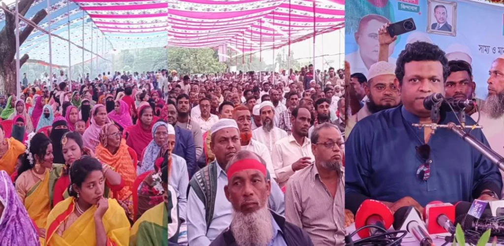 মতলব উত্তরে ৩১ দফা বাস্তবায়নের লক্ষে তানভীর হুদা’র গনসমাবেশ