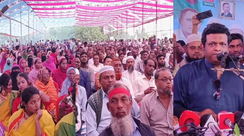 মতলব উত্তরে ৩১ দফা বাস্তবায়নের লক্ষে তানভীর হুদা’র গনসমাবেশ