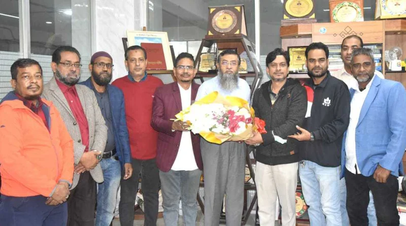 বিকেএমইএ’র সভাপতি’র সাথে “বিপিজেএ” নেতৃবৃন্দের সৌজন্য সাক্ষাৎ