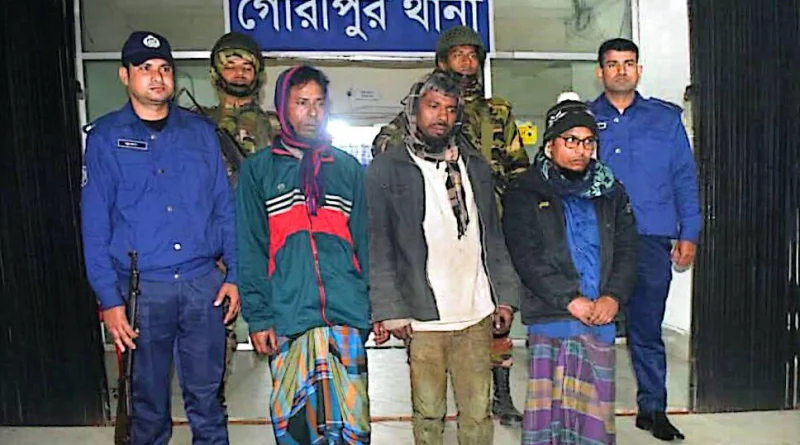 ময়মনসিংহ-নেত্রকোণা মহাসড়কে চাঁদাবাজির অভিযোগে গ্রেফতার-৩