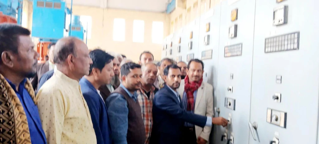 মেঘনা ধনাগোদা সেচ প্রকল্পের বোরো মৌসুমের সেচ উদ্ধোধন