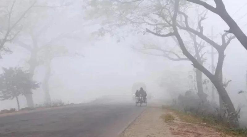 শীতে জবুথবু না’গঞ্জবাসী,ঘন কুয়াশায় ভোগান্তি