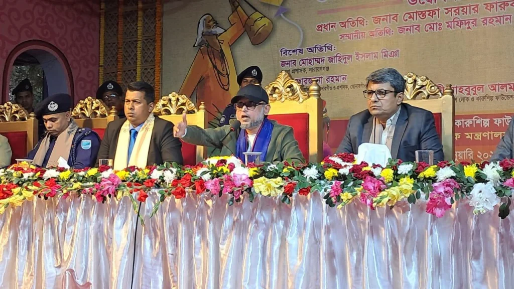 সাংস্কৃতিক ভাবে বাংলাদেশকে আর দুই ভাগ করা যাবে না : উপদেষ্টা ফারুকী