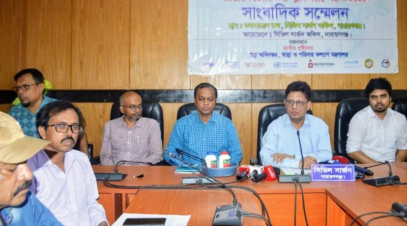 না’গঞ্জের ৫ উপজেলায় ৩ লাখ ৪০ হাজার  ৫০৬ শিশু খাবে ভিটামিন ‘এ’ ক্যাপসুল