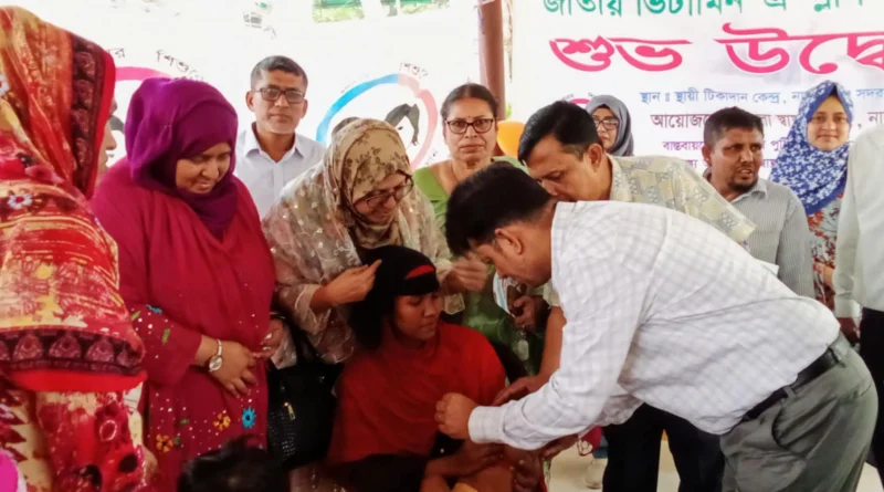 নারায়ণগঞ্জ সদরে ভিটামিন ‘এ’ প্লাস ক্যাম্পেইনের উদ্বোধন