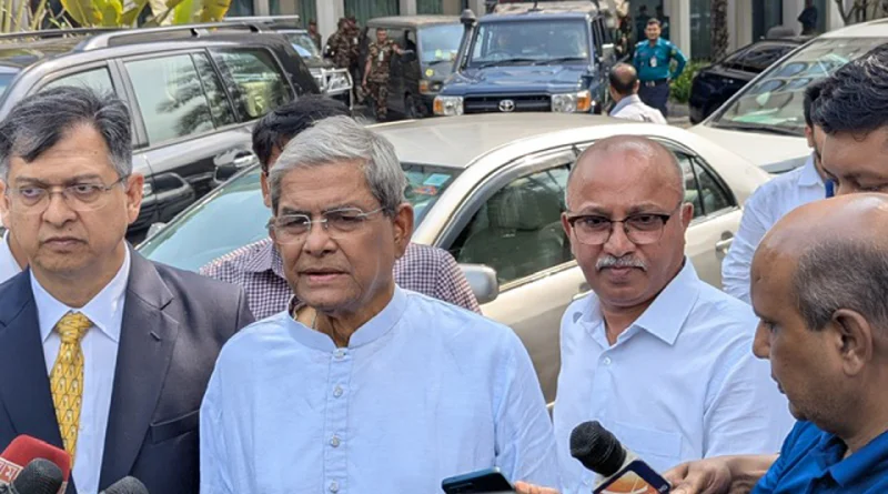 নির্বাচন আমাদের অভ্যন্তরীণ বিষয় : মির্জা ফখরুল
