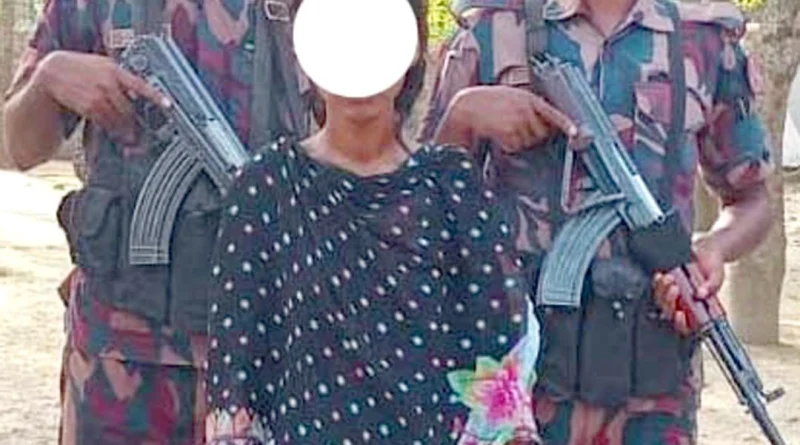 মহেশপুর সীমান্ত এলাকা থেকে এক ভারতীয় নারী আটক