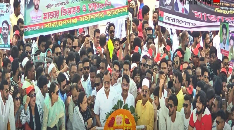 জিয়াউর রহমানের মাজার জিয়ারতে জাকির খানসহ নেতাকর্মীদের ঢল