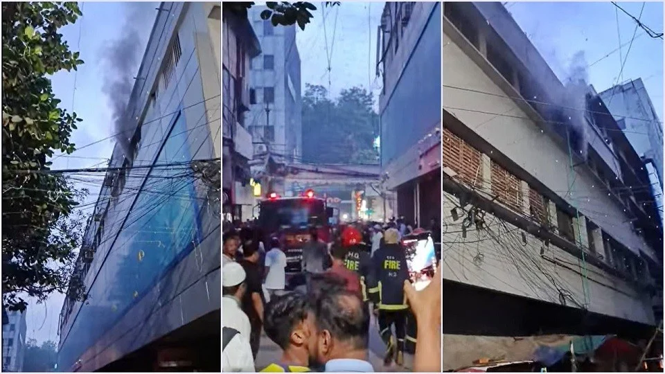 মতিঝিলে আগুন লাগা ভবনের আগুন নিয়ন্ত্রণে