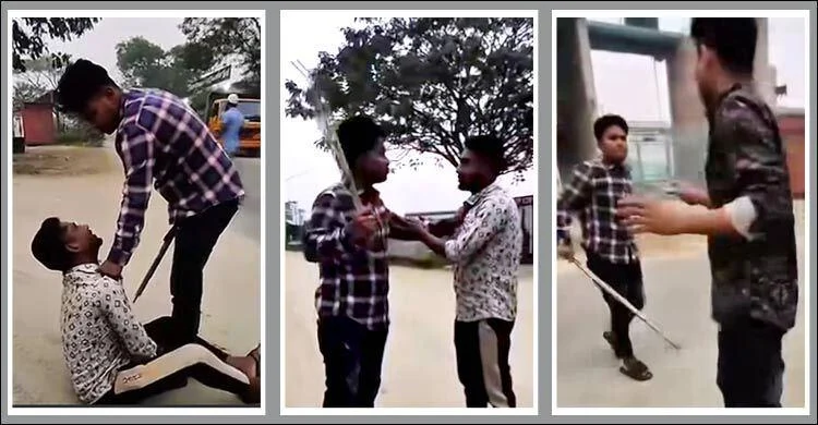 সিদ্ধিরগঞ্জের ১০ পাইপবে দুই যুবককে বেধড়ক মারধরের ভিডিও ভাইরাল