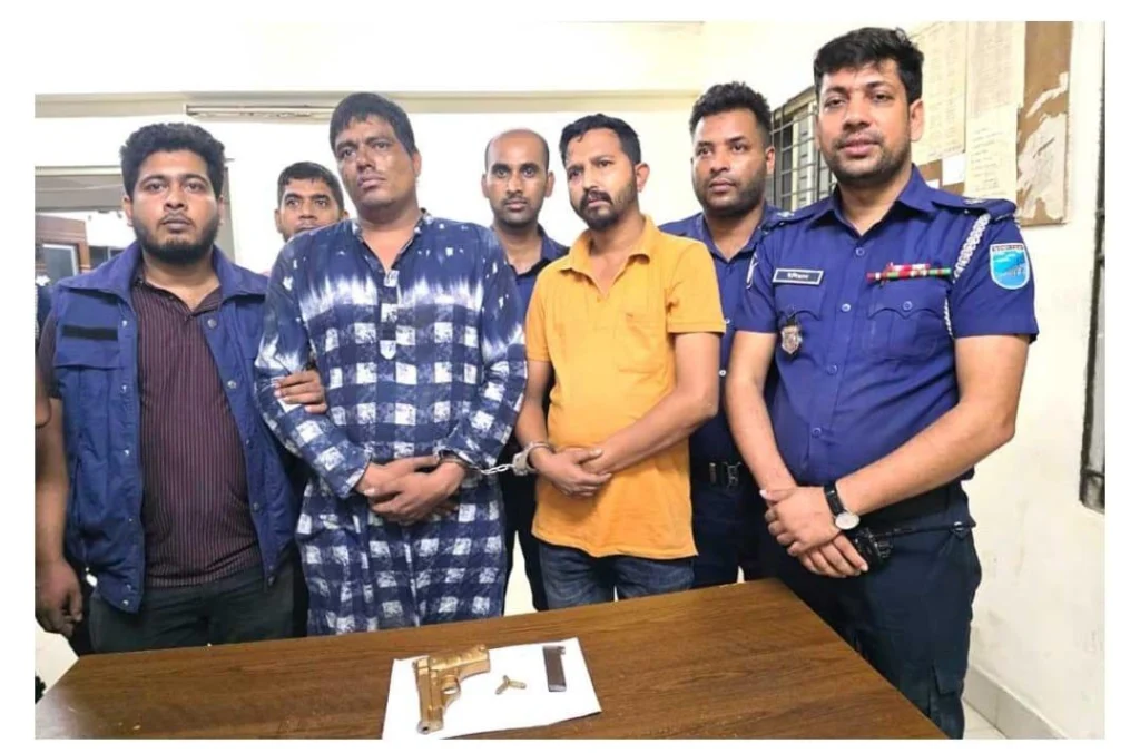 সিদ্ধিরগঞ্জে অস্ত্র সহ আজমেরী ওসমানের দুই সহযোগী গ্রেফতার