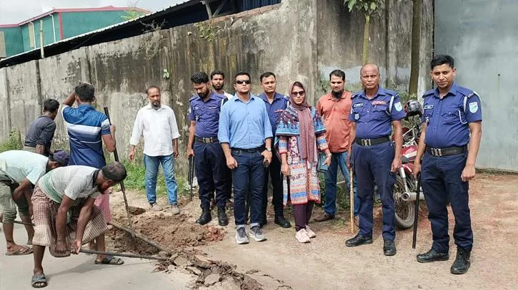 বন্দরে অবৈধ গ্যাস সংযোগ বিচ্ছিন্ন