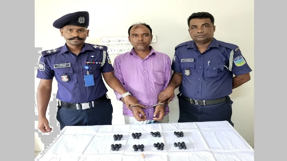 জামালপুরে দুই হাজার ৫০ পিস ইয়াবাসহ মাদক ব্যবসায়ী গ্রেপ্তার