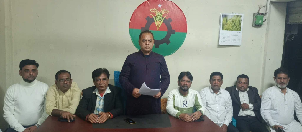সরকার শামীম এর বক্তব্যের প্রতিবাদে – মতলব দক্ষিণে বিএনপির জরুরি সাবাদিক সন্মেলন