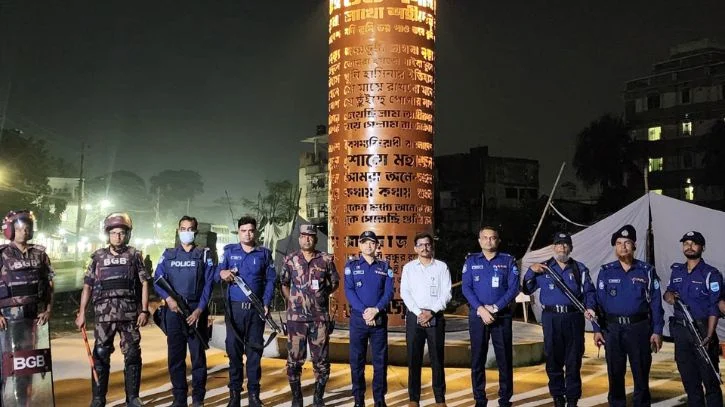 সারাদেশের মতো নারায়ণগঞ্জেও নিরাপত্তা জোরদার