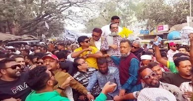 না”গঞ্জ ৫ আসনে ধানের শীর্ষের প্রার্থী এ্যাড. আবুল কালামের নির্বাচনী প্রচারনায় গণজোয়ার