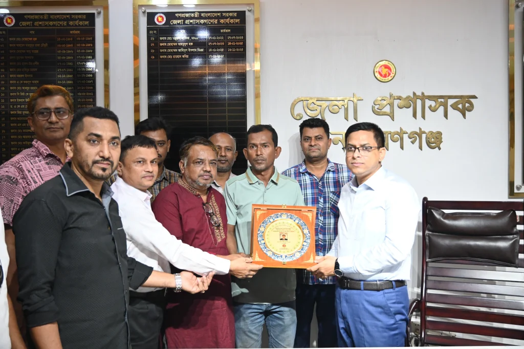 জেলা প্রশাসক সাথে নাঃগঞ্জ জার্নালিস্ট ইউনিটি’র সৌজন্য সাক্ষাৎ