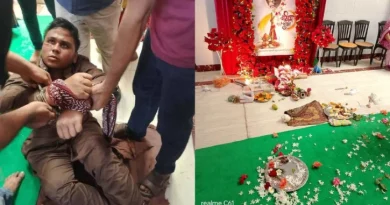 না’গঞ্জ শহরে পূজার সময় মন্দিরে হামলা এক যুবক আটক
